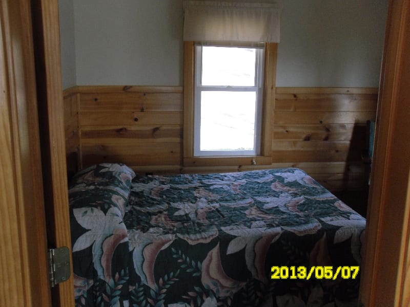 View of one of the cabin 2 bedrooms