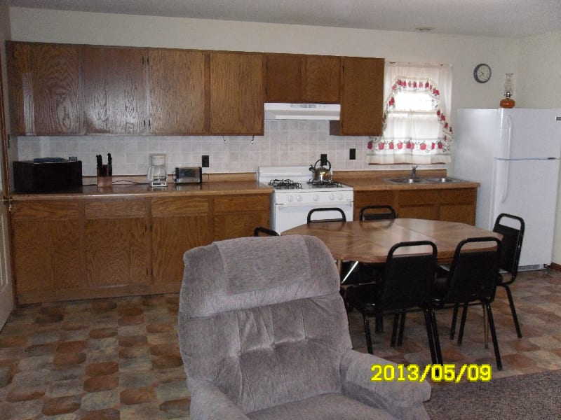 View of cabin 6 kitchen