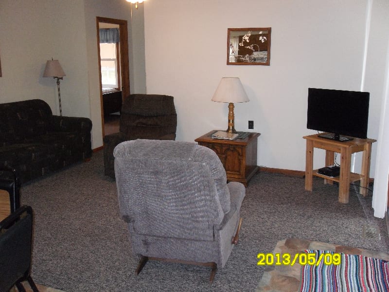 View of cabin 6 living room