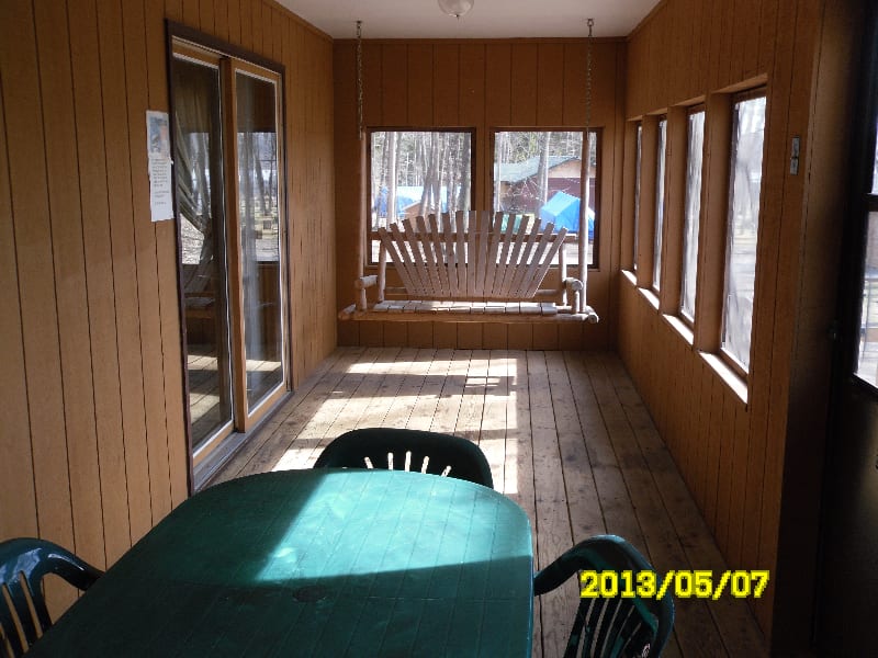 View of cabin 7 porch