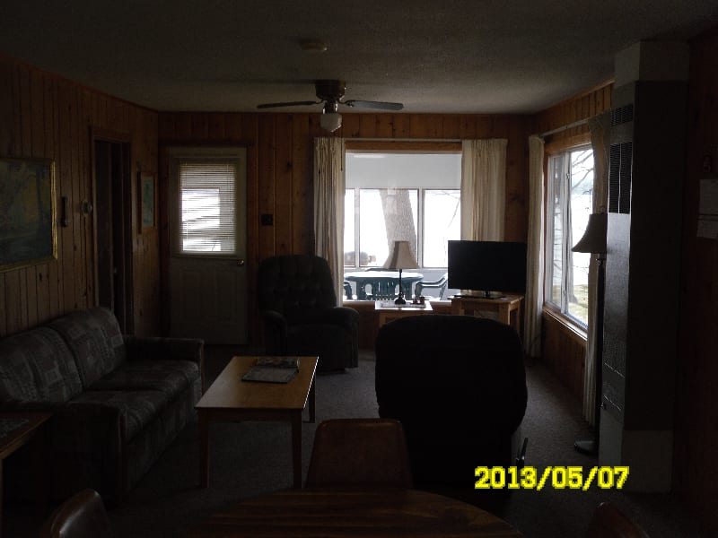 View of cabin 5 living room